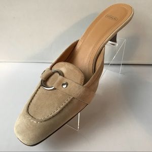 Coach LOGO Slide in kitten heel